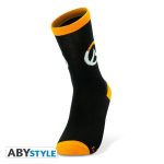 Чорапи ABYSTYLE OVERWATCH Socks Logo, Черен/Оранжев - Мърч - снимка 3