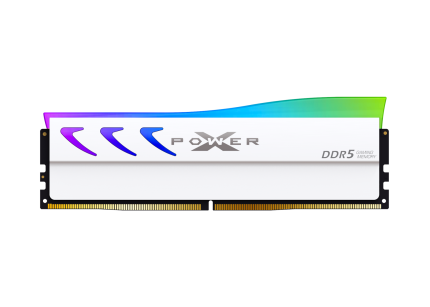 Памет Silicon Power XPOWER Storm RGB 16GB DDR5 6000MHz CL36 - White - RAM памет за компютър