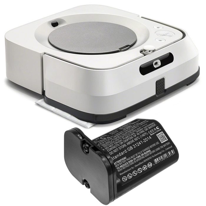 Батерия за прахосмукачка iRobot ADD-N1, Braava Jet M6, M611020 ABL-C  LiIon 10,8V 2600mAh CAMERON SINO - Батерии за прахосмукачки - снимка 5