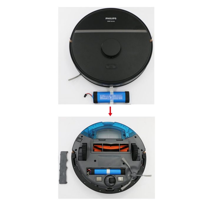 Батерия за прахосмукачка PHILIPS  HomeRun 3000, XU3110/01, XU3110/02  C1048A2  LiIon 14,4V  4500mAh CAMERON SINO - Батерии за прахосмукачки - снимка 2