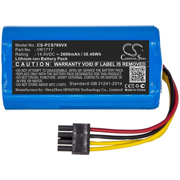 Батерия за прахосмукачка Proscenic Cocoa Smart 780T, Summer P1s  LiIon 14,8V 2600mAh CAMERON SINO - Батерии за прахосмукачки - снимка 3