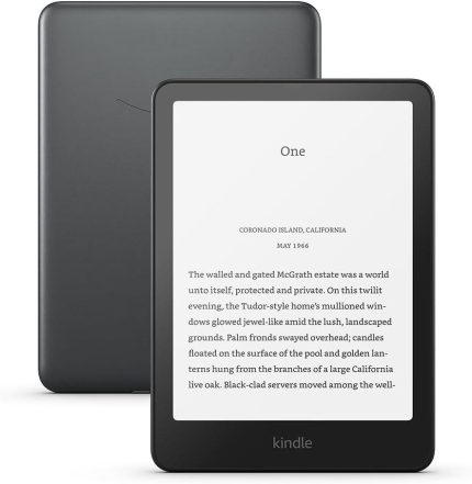 eBook четец Kindle Paperwhite Signature Edition - 7", 32GB - Metalic Black - Електронен четец