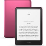 eBook четец Kindle Paperwhite Signature Edition - 7", 32GB - Metalic Raspberry - Електронен четец