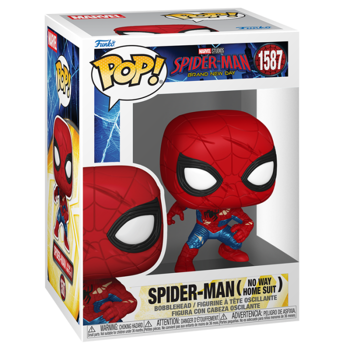 Фигурка Funko Pop! Marvel: Spider-Man Brand New Day Spider-Man (No Way Home Suit) #1587 - Фигурки - снимка 2