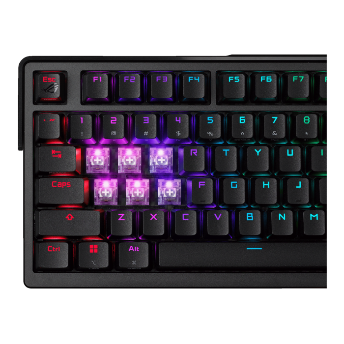 Геймърска безжична Клавиатура ASUS ROG Azoth Extreme - ROG NX Mechanical Switch Snow - Геймърски клавиатури gaming - снимка 6