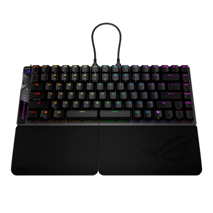 Геймърска безжична Клавиатура ASUS ROG Falcata 75% - ROG HFX V2 Magnetic Switch - Геймърски клавиатури gaming - снимка 3