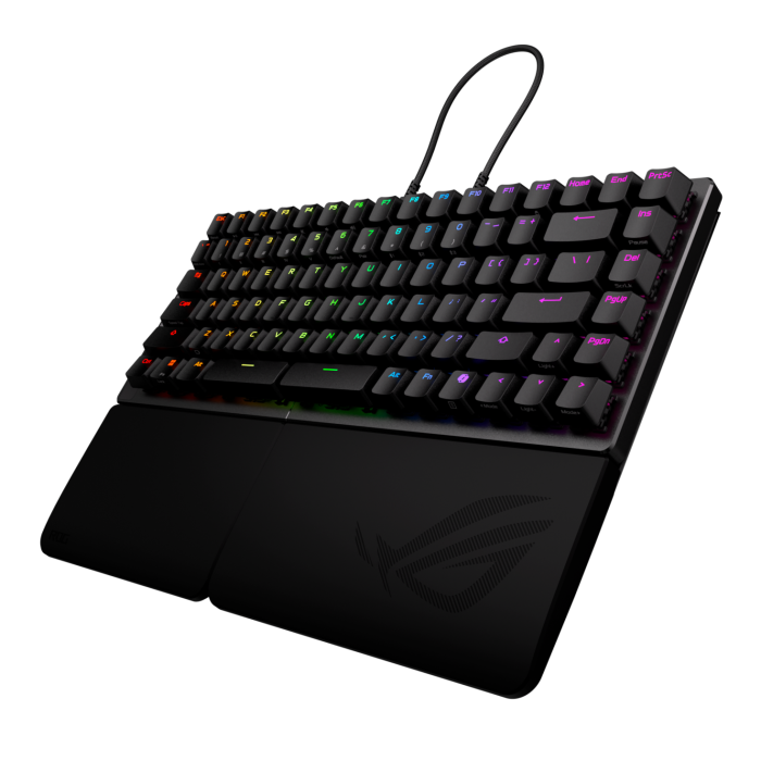 Геймърска безжична Клавиатура ASUS ROG Falcata 75% - ROG HFX V2 Magnetic Switch - Геймърски клавиатури gaming - снимка 4