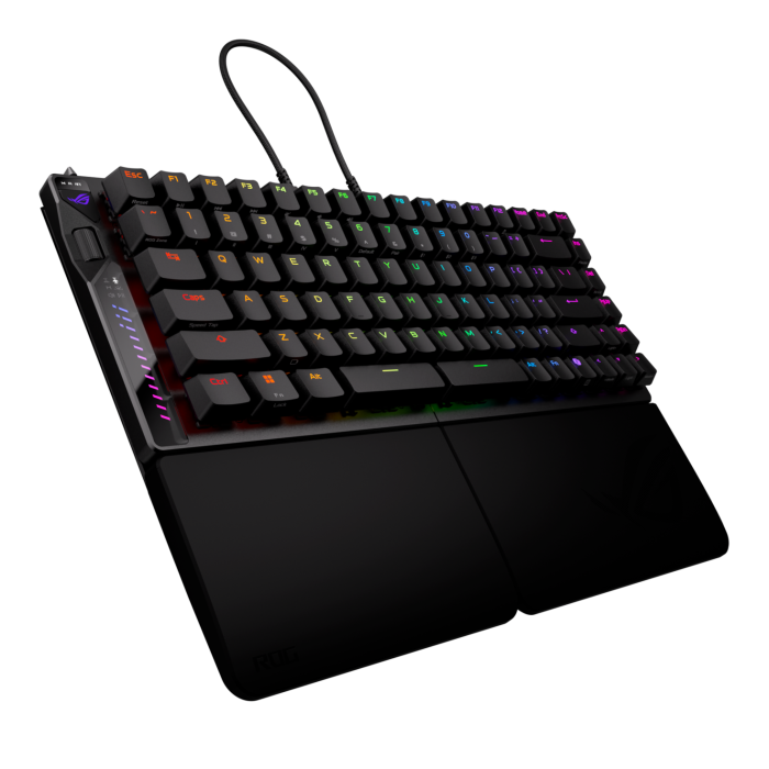 Геймърска безжична Клавиатура ASUS ROG Falcata 75% - ROG HFX V2 Magnetic Switch - Геймърски клавиатури gaming - снимка 5