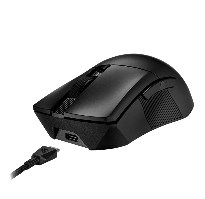 Геймърска безжична мишка ASUS ROG Gladius III Wireless AimPoint - Черна - Геймърски мишки - снимка 4