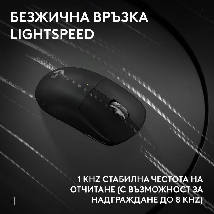 Геймърска безжична мишка Logitech G Pro X Superlight 2c SE - Black - Геймърски мишки - снимка 8