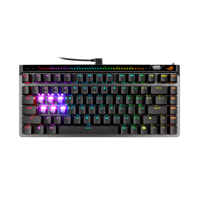 Геймърска Механична Клавиатура ASUS ROG Falchion Ace 75 HE Black - ROG HFX V2 Magnetic Switch - Геймърски клавиатури gaming - снимка 3