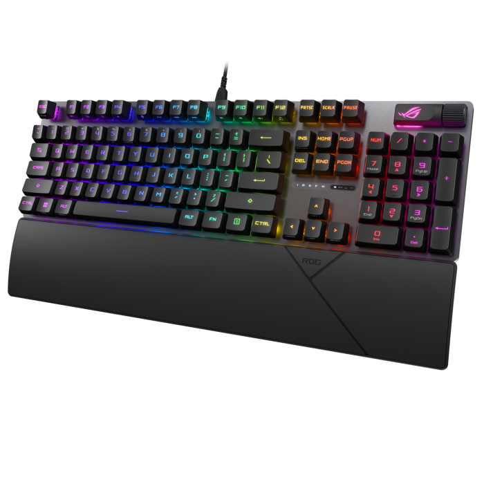 Геймърска механична Клавиатура ASUS ROG Strix Scope II RX - ROG RX Optical Switch Red - Геймърски клавиатури gaming - снимка 2