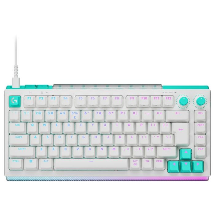 Геймърска механична клавиатура Logitech G512 X 75 - Dual Swap Analog/Mechanical Switch - White 1 Геймърска механична клавиатура Logitech G512 X 75 - Dual Swap Analog/Mechanical Switch - White - Геймърски клавиатури gaming