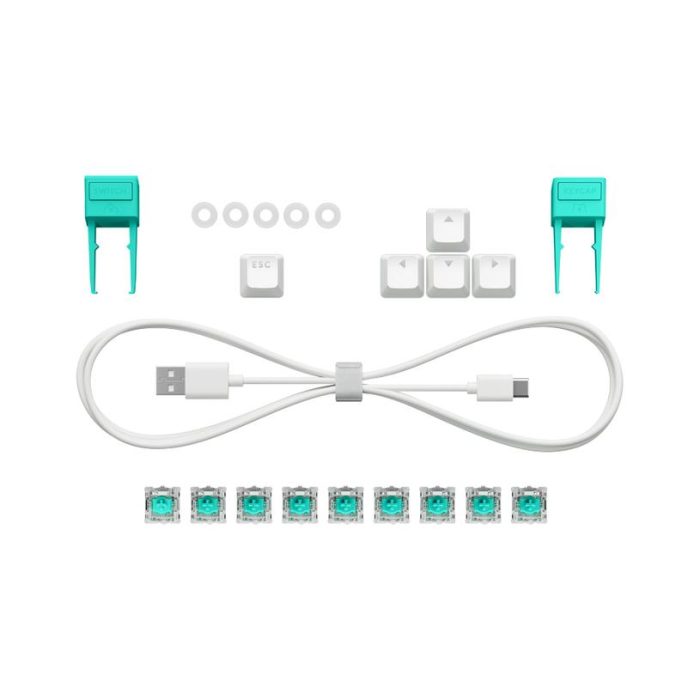 Геймърска механична клавиатура Logitech G512 X 75 - Dual Swap Analog/Mechanical Switch - White - Геймърски клавиатури gaming - снимка 7
