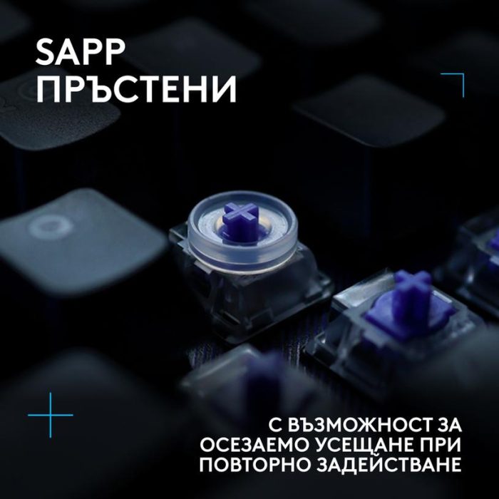 Геймърска механична клавиатура Logitech G512 X 98 - Dual Swap Analog/Mechanical Switch - Black - Геймърски клавиатури gaming - снимка 11