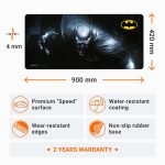 Геймърски пад DC Batman: Mindbomb - Batman aka Bruce Wayne, XL - Геймърски подложки за мишки - снимка 3