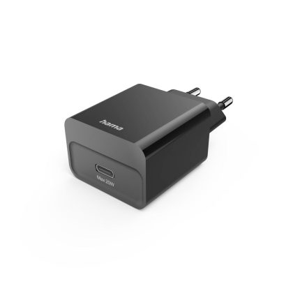 HAMA Бързо зарядно, USB-C, PD, 20 W, черно - Зарядно за телефон