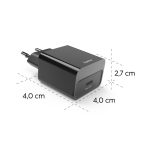 HAMA Бързо зарядно, USB-C, PD, 20 W, черно - Зарядно за телефон - снимка 13