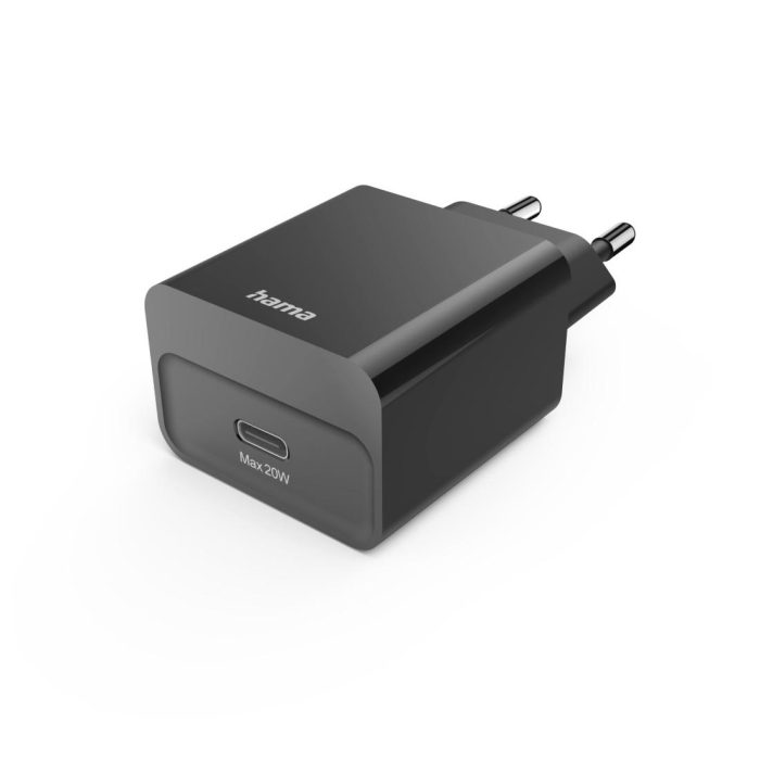 HAMA Бързо зарядно, USB-C, PD, 20 W, черно - Зарядно за телефон - снимка 9