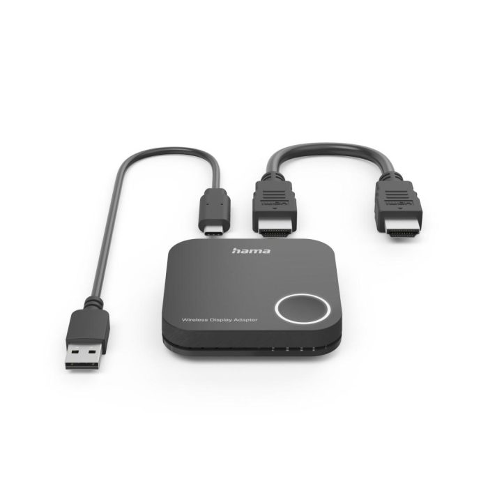 HAMA Безжичен HDMI адаптер за дисплей, Full HD 1080p, вкл. кабел - Адаптери и конвертори - снимка 3
