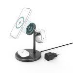 HAMA Безжична зарядна станция 3 в 1, Qi2, 15 W, индуктивно бързо зареждане - Зарядно за телефон - снимка 5