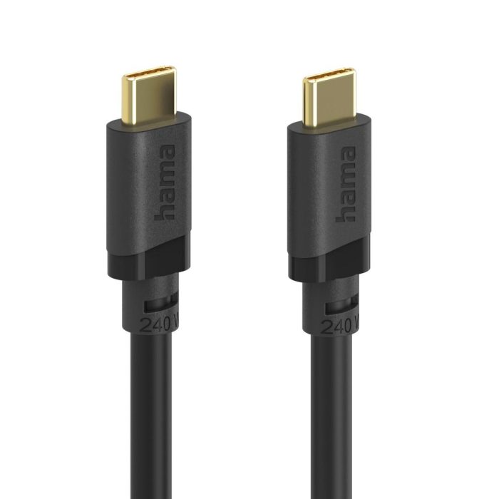 HAMA Кабел USB-C E-Marker чип USB 3.2 Gen1, 5 Gbit/s, 240 W, 1.5 м - Кабели за телефони - снимка 5