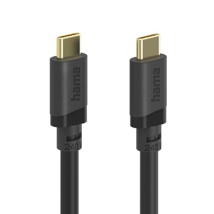 HAMA Кабел USB-C E-Marker чип USB 3.2 Gen1, 5 Gbit/s, 240 W, 1.5 м - Кабели за телефони - снимка 8