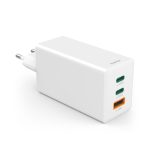 HAMA Комплект Бързо зарядно и кабел за зареждане, 100 W GaN, 2x USB-C PD, 1x USB-A QC - Зарядно за телефон - снимка 2