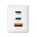 HAMA Комплект Бързо зарядно и кабел за зареждане, 100 W GaN, 2x USB-C PD, 1x USB-A QC - Зарядно за телефон - снимка 8