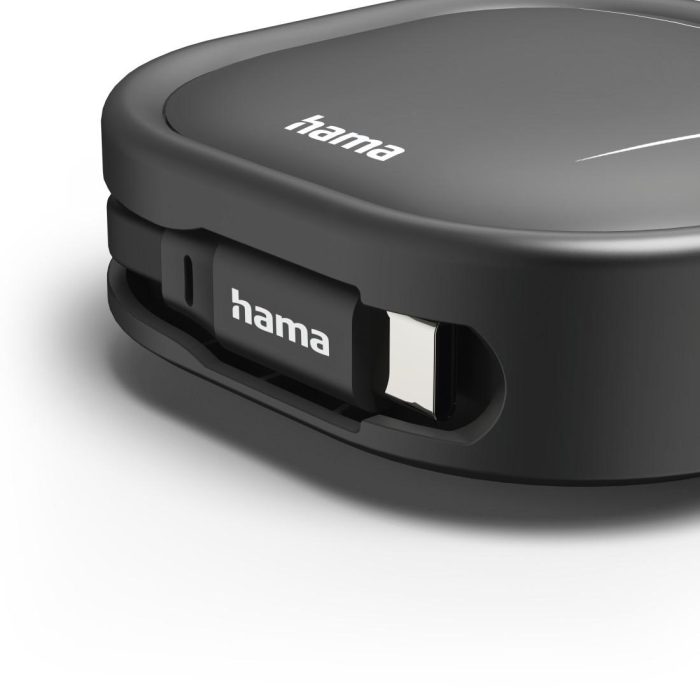 HAMA Прибиращ се кабел за зареждане, USB-C - USB-C, 60 W, 1 м - Кабели за телефони - снимка 11