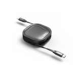 HAMA Прибиращ се кабел за зареждане, USB-C - USB-C, 60 W, 1 м - Кабели за телефони - снимка 6