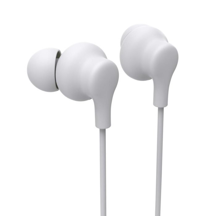 HAMA Слушалки “Curly”, USB-C, микрофон, бял - Слушалки тапи - снимка 2