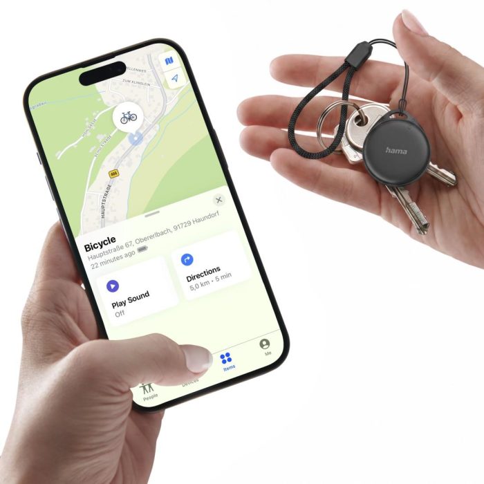 HAMA Тракер съвместим с Android и Apple, Bluetooth, 2 броя в комплект - Алармени системи за дома и офиса - снимка 6