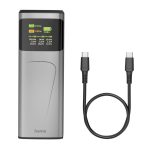 HAMA Външна батерия “High Power”, 150 W, 24000 mAh, 2x USB-C, USB-A, бързо зареждане - Power Bank - снимка 11