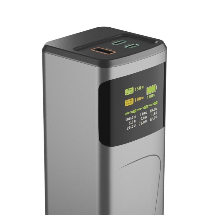 HAMA Външна батерия “High Power”, 150 W, 24000 mAh, 2x USB-C, USB-A, бързо зареждане - Power Bank - снимка 12