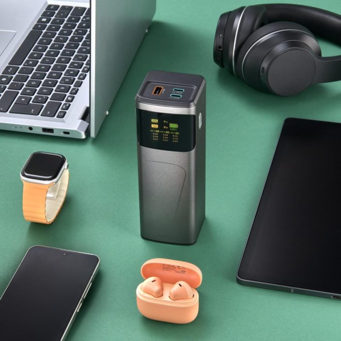 HAMA Външна батерия “High Power”, 150 W, 24000 mAh, 2x USB-C, USB-A, бързо зареждане - Power Bank - снимка 5