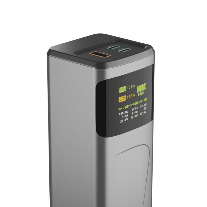 HAMA Външна батерия “High Power”, 150 W, 24000 mAh, 2x USB-C, USB-A, бързо зареждане - Power Bank - снимка 7