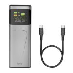 HAMA Външна батерия “High Power”, 65 W, 20000 mAh, 2x USB-C, USB-A, Fast Charging - Power Bank - снимка 12