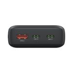 HAMA Външна батерия "PD10-W20", 10000 mAh, 3 изхода: 2 x USB-C, USB-A, Бързо зареждане - Power Bank - снимка 2