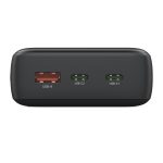 HAMA Външна батерия "PD20-W20", 20000 mAh, 3 изхода: 2 x USB-C, USB-A, Бързо зареждане - Power Bank - снимка 2