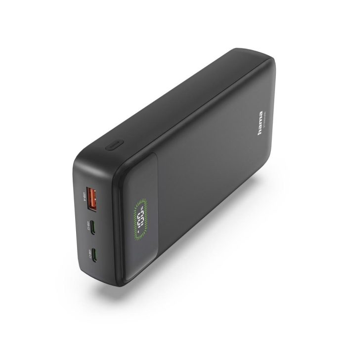 HAMA Външна батерия "PD27-W65", 27000 mAh, Изходи: 2xUSB-C, USB-A, Бързо зареждане 1 HAMA Външна батерия "PD27-W65", 27000 mAh, Изходи: 2xUSB-C, USB-A, Бързо зареждане - Power Bank