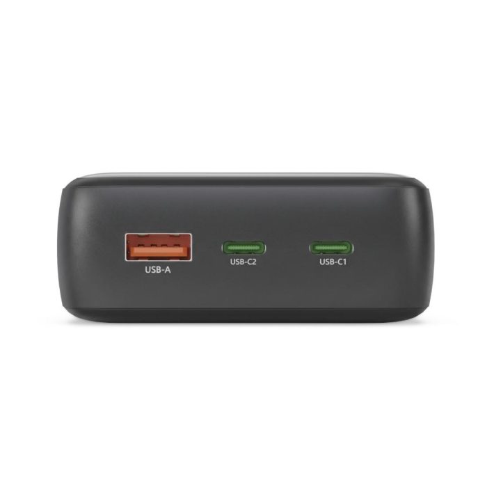HAMA Външна батерия "PD27-W65", 27000 mAh, Изходи: 2xUSB-C, USB-A, Бързо зареждане - Power Bank - снимка 11
