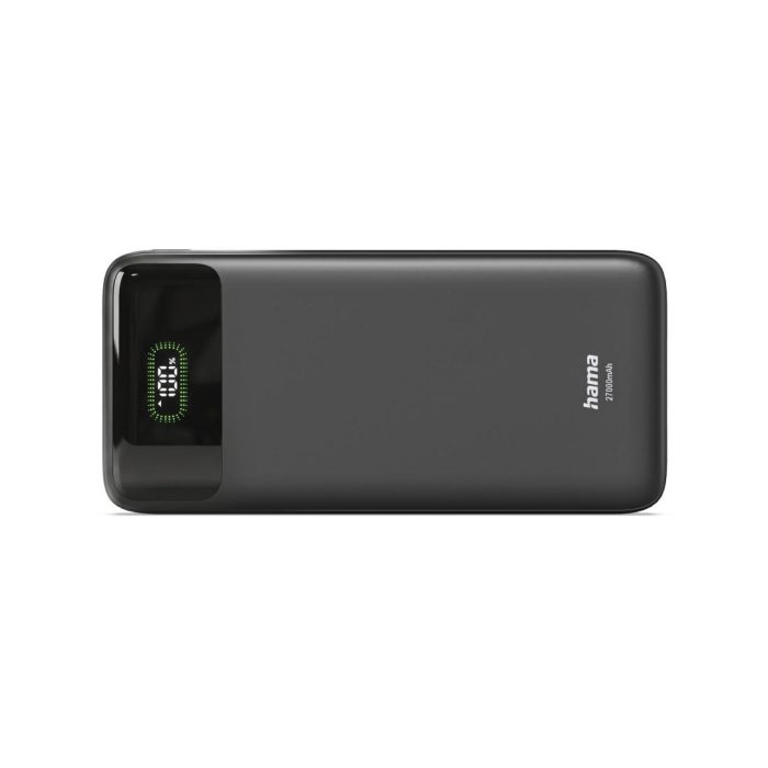 HAMA Външна батерия "PD27-W65", 27000 mAh, Изходи: 2xUSB-C, USB-A, Бързо зареждане - Power Bank - снимка 3