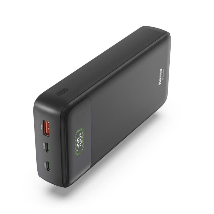 HAMA Външна батерия "PD27-W65", 27000 mAh, Изходи: 2xUSB-C, USB-A, Бързо зареждане - Power Bank - снимка 7