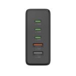 HAMA Зарядна станция 140 W, GaN, Fast Charger, 3 x USB-C, 2 x USB-A, PD - Зарядно за лаптоп - снимка 10