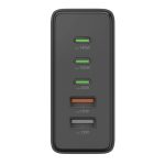 HAMA Зарядна станция 140 W, GaN, Fast Charger, 3 x USB-C, 2 x USB-A, PD - Зарядно за лаптоп - снимка 14