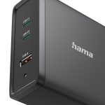 HAMA Зарядна станция 140W, USB-C, 3 порта, GaN, Power Delivery (PD) - Зарядно за лаптоп - снимка 9