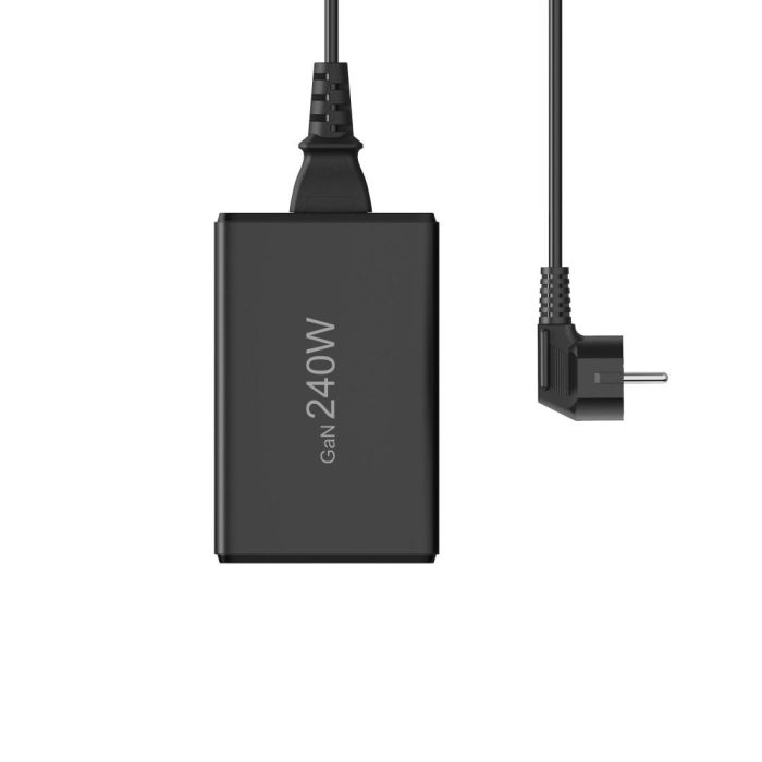 HAMA Зарядна станция 240 W, GaN, Fast Charger, 4 x USB-C, 1 x USB-A, PD - Зарядно за лаптоп - снимка 4