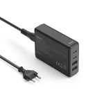 HAMA Зарядна станция 65 W, GaN, Fast Charger, 2 x USB-C, 2 x USB-A, PD - Зарядно за лаптоп - снимка 2