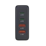 HAMA Зарядна станция 65 W, GaN, Fast Charger, 2 x USB-C, 2 x USB-A, PD - Зарядно за лаптоп - снимка 8